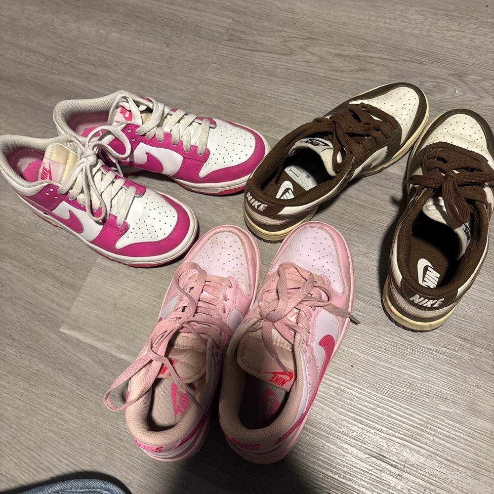 Nike dunks set of 3!